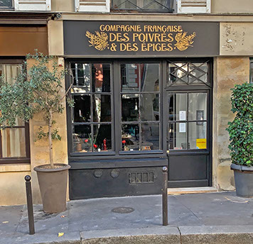 Spice store in Paris.